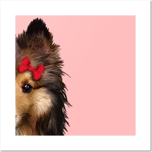 Cute Sheltie Dog Posters and Art